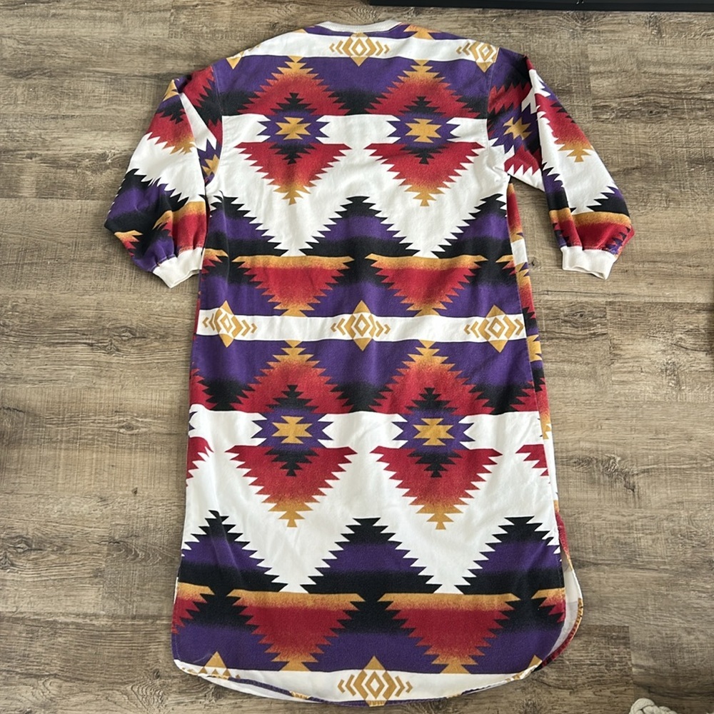 Vintage Woolrich Navajo Aztec Pajamas Dress M - Picture 7 of 7